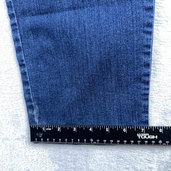 Gloria Vanderbilt Amanda 2.0 Straight Jeans All Around Slimming Womens Blue 14 - Picture 10 of 11